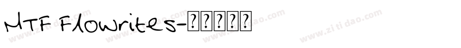 MTF Flowrites字体转换